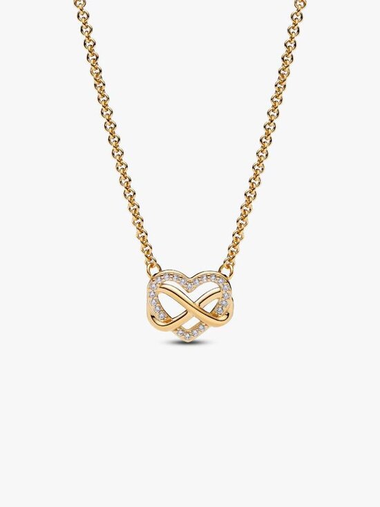 Pandora Jewelry - Pandora Sparkling Infinity Heart Collier Necklace